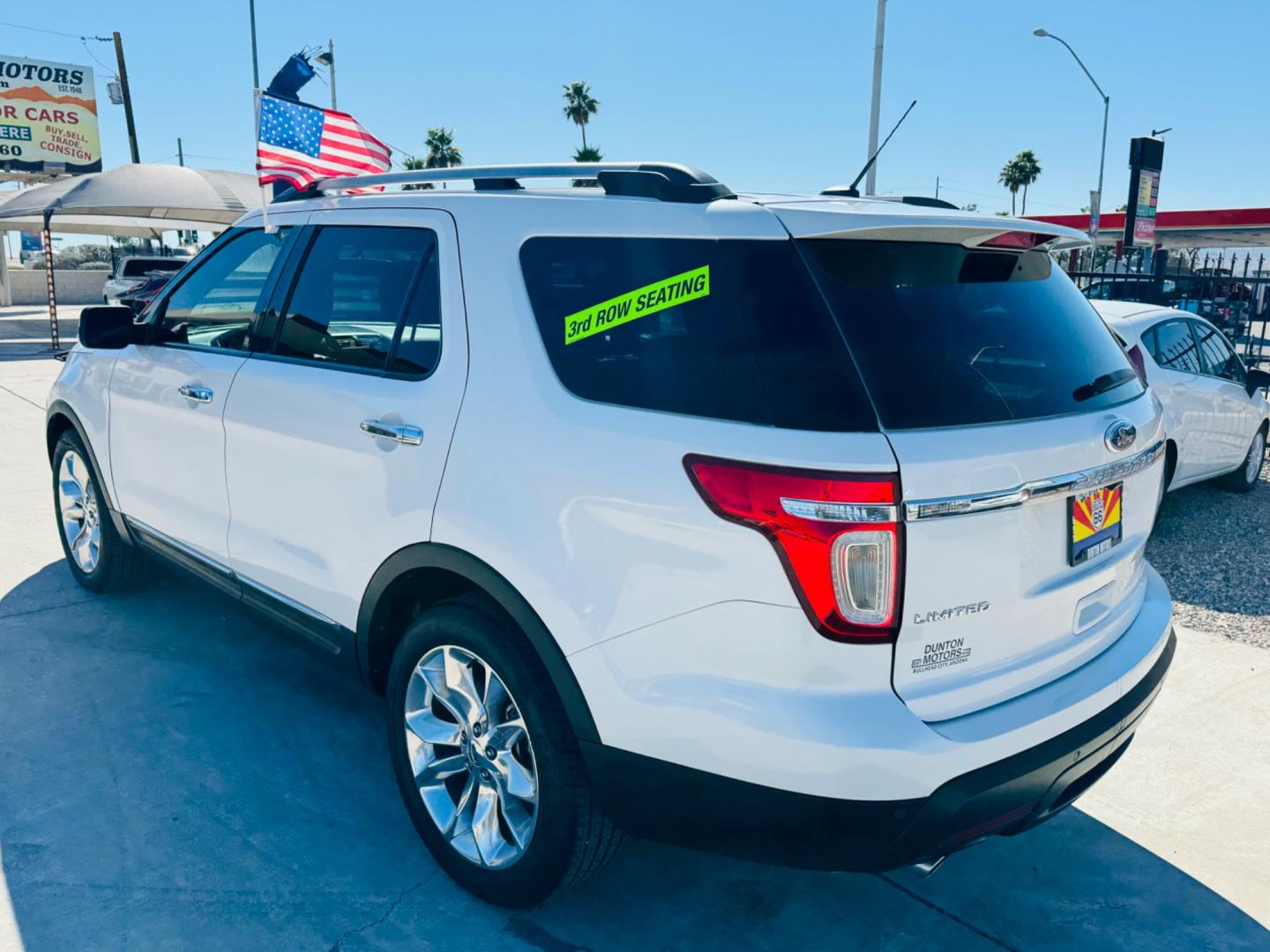 2011 White Ford Explorer (1FMHK7F80BG) , located at 2190 Hwy 95, Bullhead City, AZ, 86442, (928) 704-0060, 0.000000, 0.000000 - 2011 Ford Explorer Limited. Only 53k miles.. 3rd row . leather loaded . - Photo#9